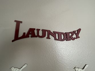 Metal Laundry Sign