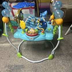 New(ish) With Box Disney Baby Finding Nemo Sea Of Activities Jumper