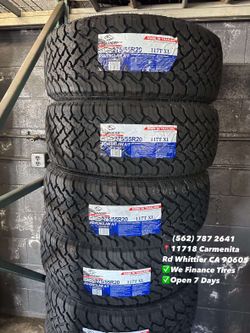 275/55R20 Atlander All Terrain Todo Terreno Pick Up Trucks SUVs Set of Tires Installed and Balanced Set de Llantas Nuevas Instaladas y Balanceadas