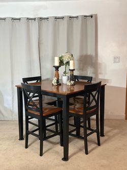 Counter Height Dining Table Set with 4 Chairs