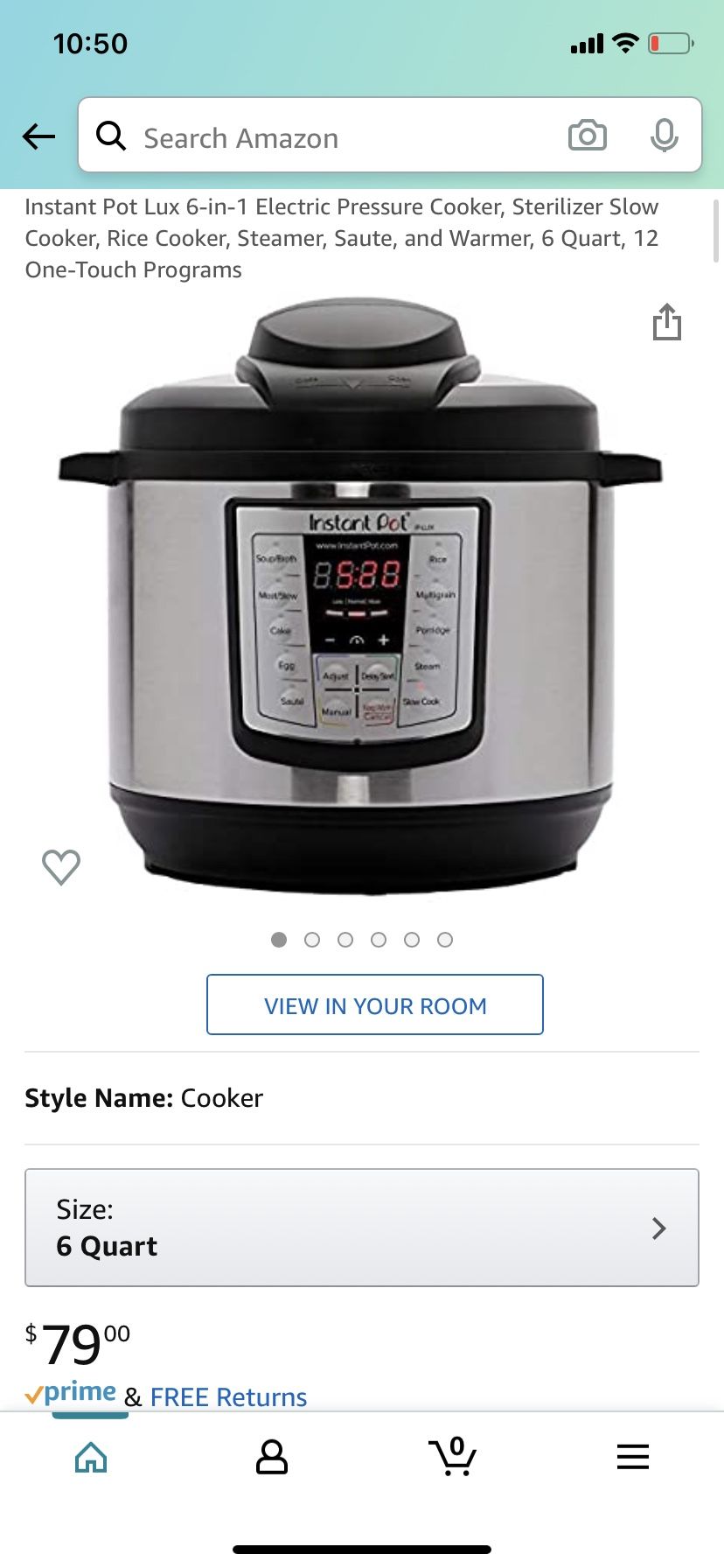 Instant pot with Recipe book