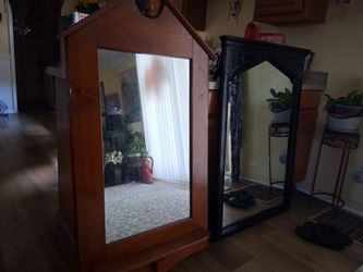 2 heavy duty wall mirrors