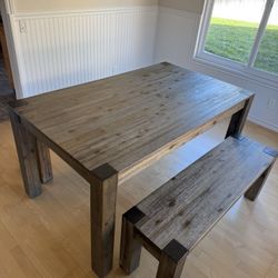 Dining Table And Benches