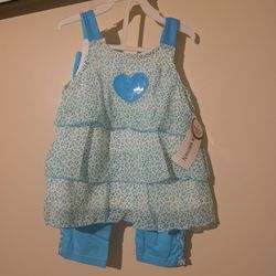Sets para niña tallas 2t,3t, 4t ,