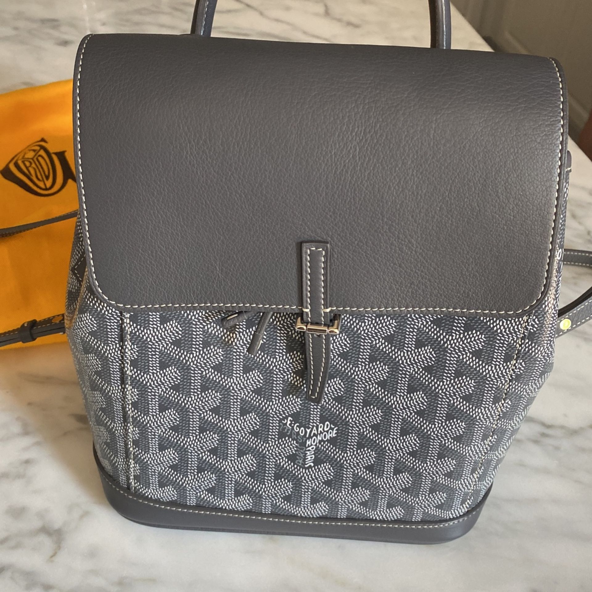 Goyard Goyardine Le Sac Alpin Mini - Grey Backpacks, Handbags