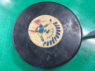 made in USA vintage puck Phoenix Road Runners