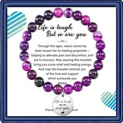 Haoze Get Well Soon Amethyst Bracelet