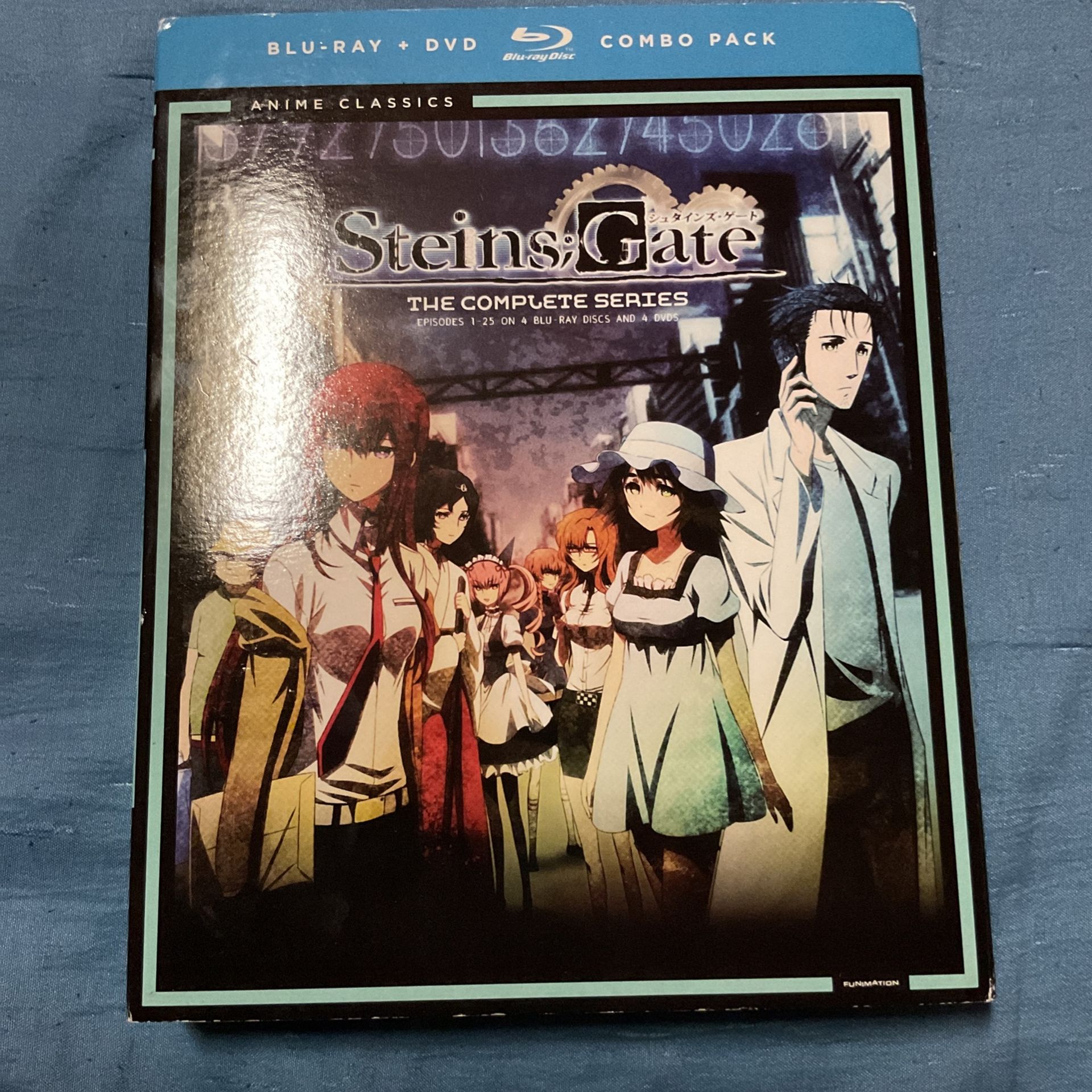 Steins Gate Anime Blu Ray And DVD Combo Pack