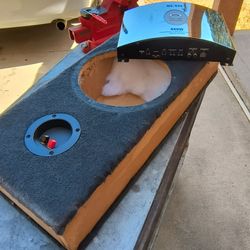 10" speaker box & 440watt amp