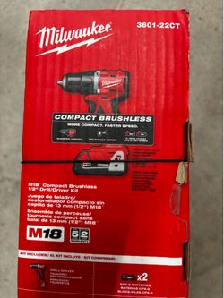 Milwaukee compact brushless drill