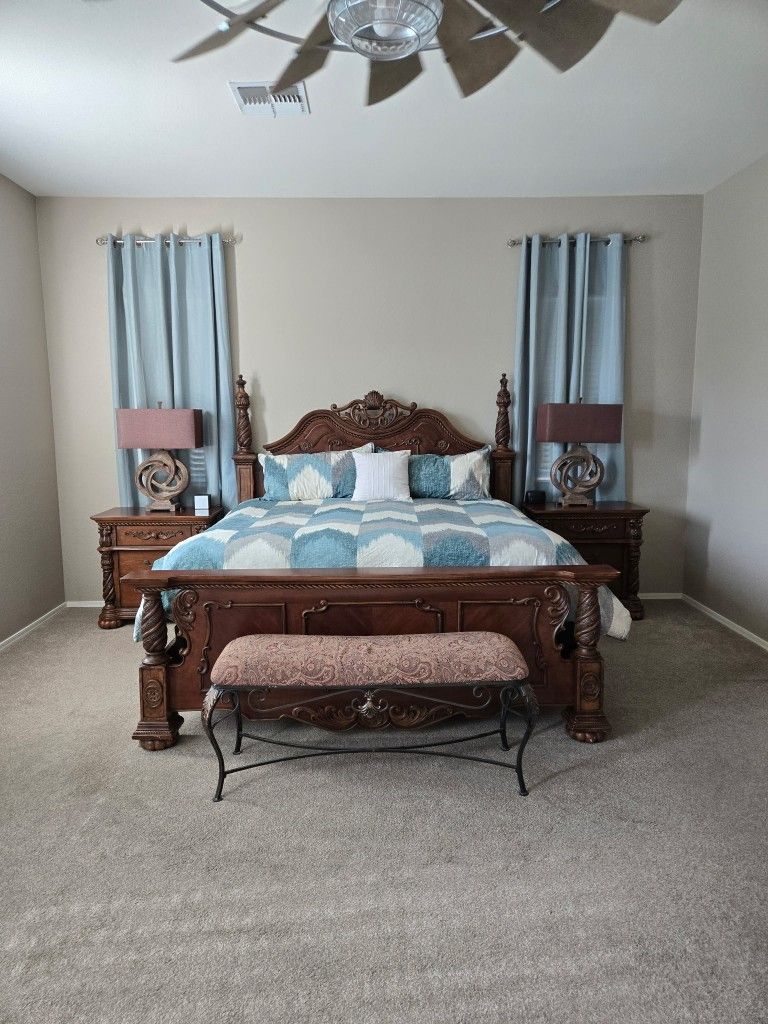 Wood Bedroom Set