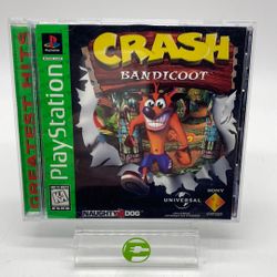 Crash Bandicoot [Greatest Hits] (Sony PlayStation 1 PS1, 1996)