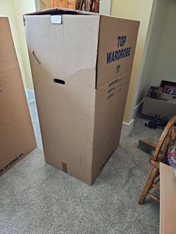 Wardrobe moving box