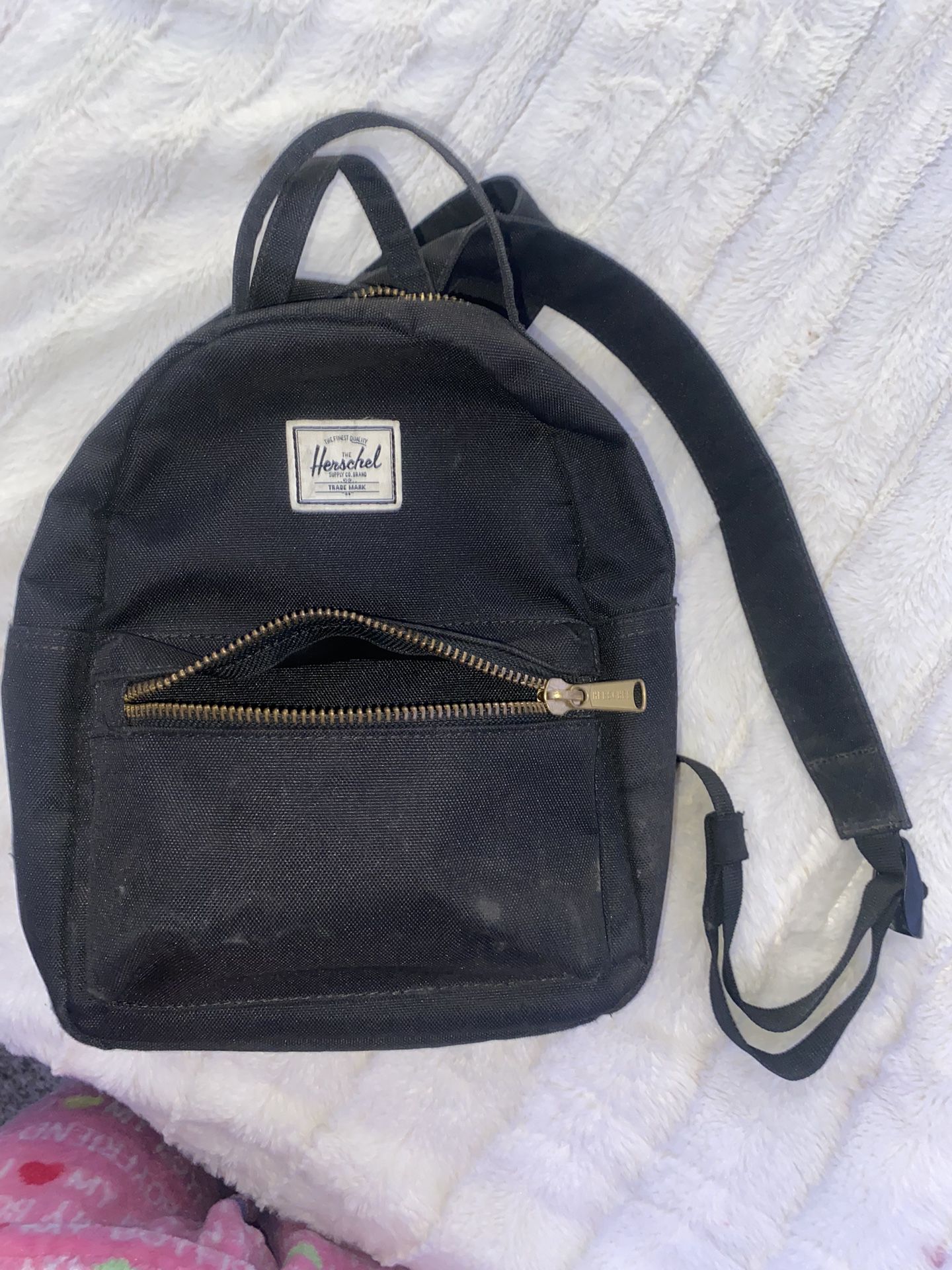 Cute Black Herschel Mini Backpack