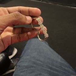 Gold Double Ring 
