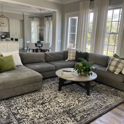 SOLD - West Elm Urban 4-piece Chaise Sectional