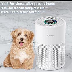 AiFansy Smart Air Purifiers for Home Office - H13 True HEPA Filter for Allergies, Quality Monitor, Filters Odors Smoke Dust Pollen Pet Dog Cat