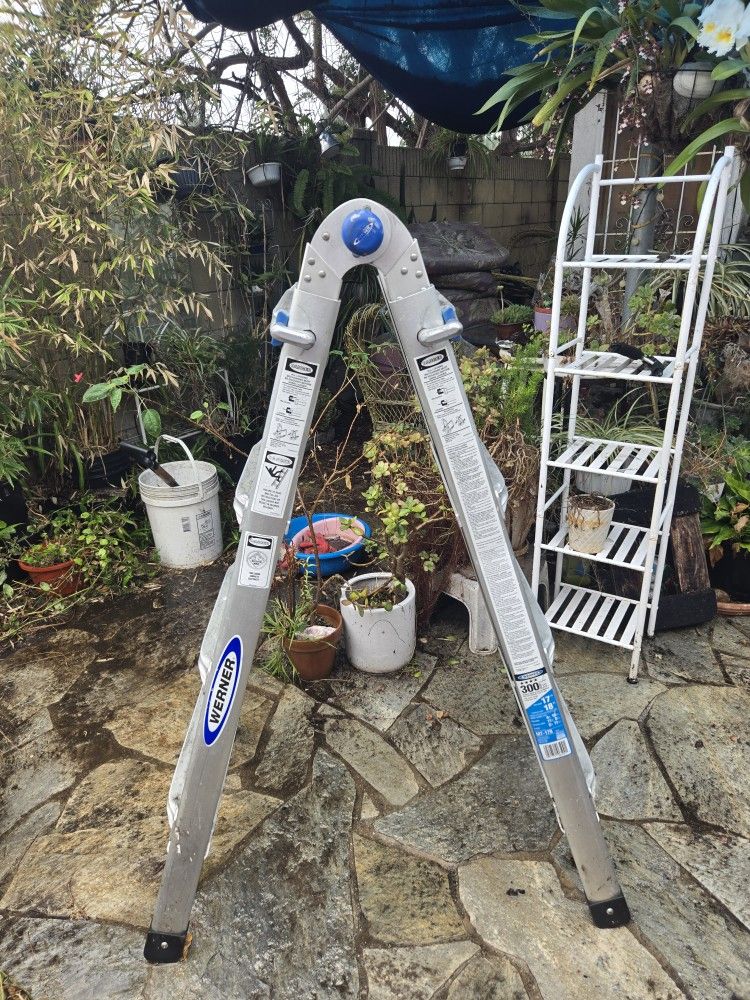 
🪜 Werner 17ft Multi-Position Aluminum Ladder (Model MT-17B)