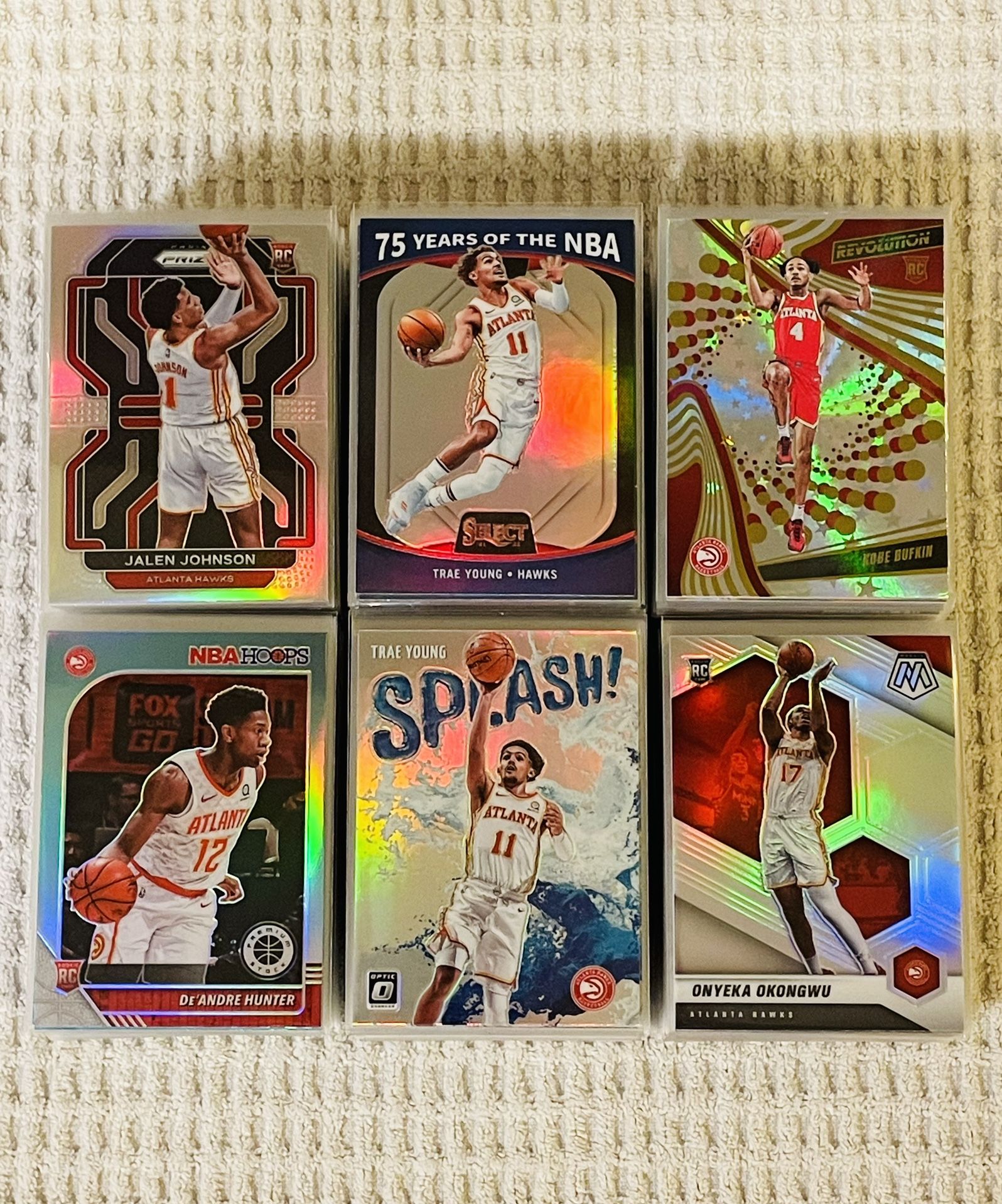 Atlanta Hawks 370 Card Basketball Lot! Rookies, Prizms, Parallels, Memorabilia, Short Prints, Variations & More!