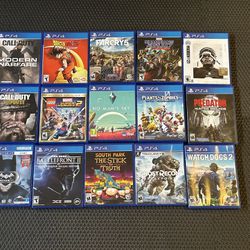 PlayStation 4 Games 15 Games