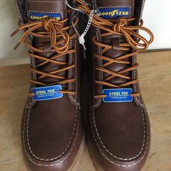 Brand New 8 1/2 men’s Goodyear still toe work boot