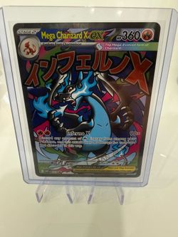 Pokémon Mega Charizard X ex Art Rare 023 – Near Mint – $100