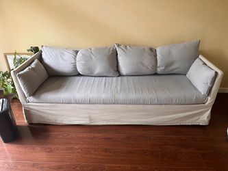 Light Gray Fabric Sofa