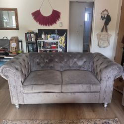 Velvet Loveseat 