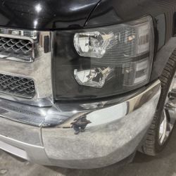 2007, 08, 09, 10, 11, 12,13 Chevy Silverado Black Headlights