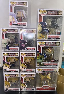 Yu-Gi-Oh Funko Pop! Lot of 10 With Protectors
