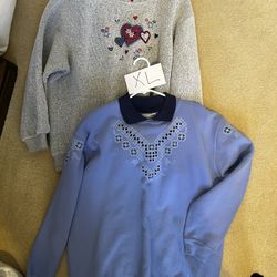 Ladies Sweatshirts XL $7 Each