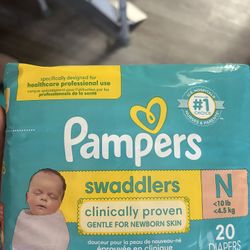 Pampers Swaddlers, Newborn Size , 20 Count 