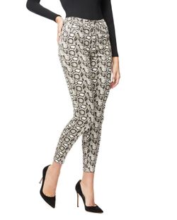 Good American Womans Good Legs Snake Print Skinny Denim Jeans NWT