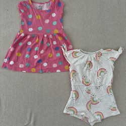Size 2T Toddler Girl Dress & Romper
