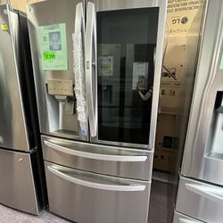 Refrigerator Stainless Steel LG W/ Ice Water 36’wide Fridge 