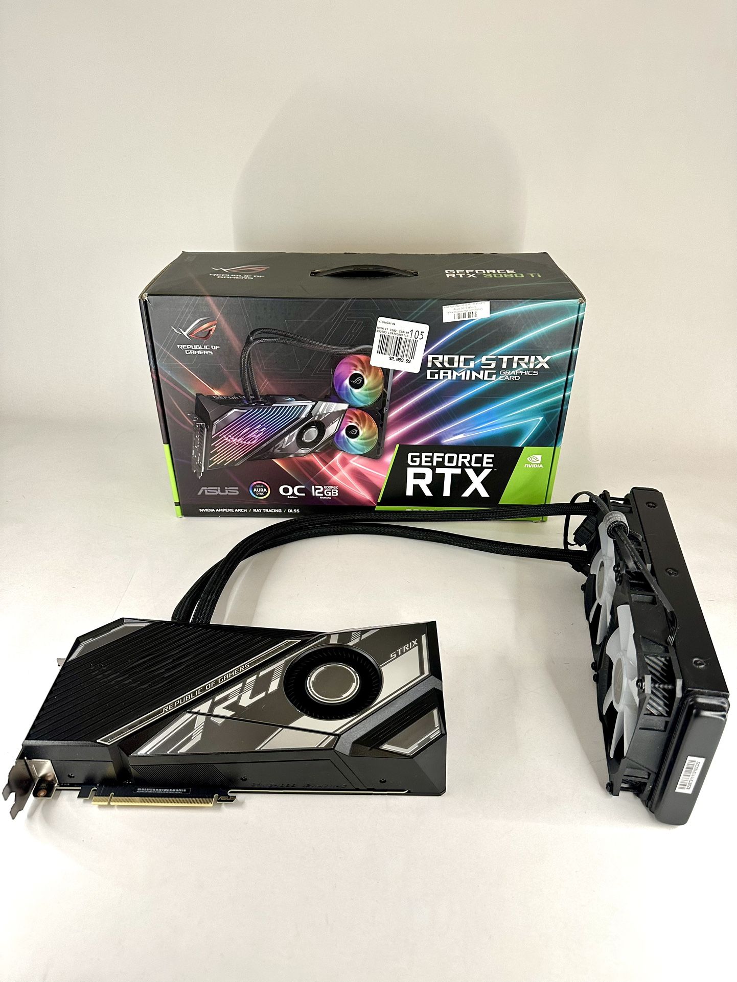 ASUS ROG Strix LC GeForce RTX 3080 Ti OC Edition 12GB GDDR6X Liquid Cooled AIO!