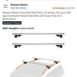 Amazon Basics Cross Rail Roof Rack