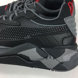 Puma x The Batman RS-X Shoes Sneakers Black red 383290-01  display picture 1