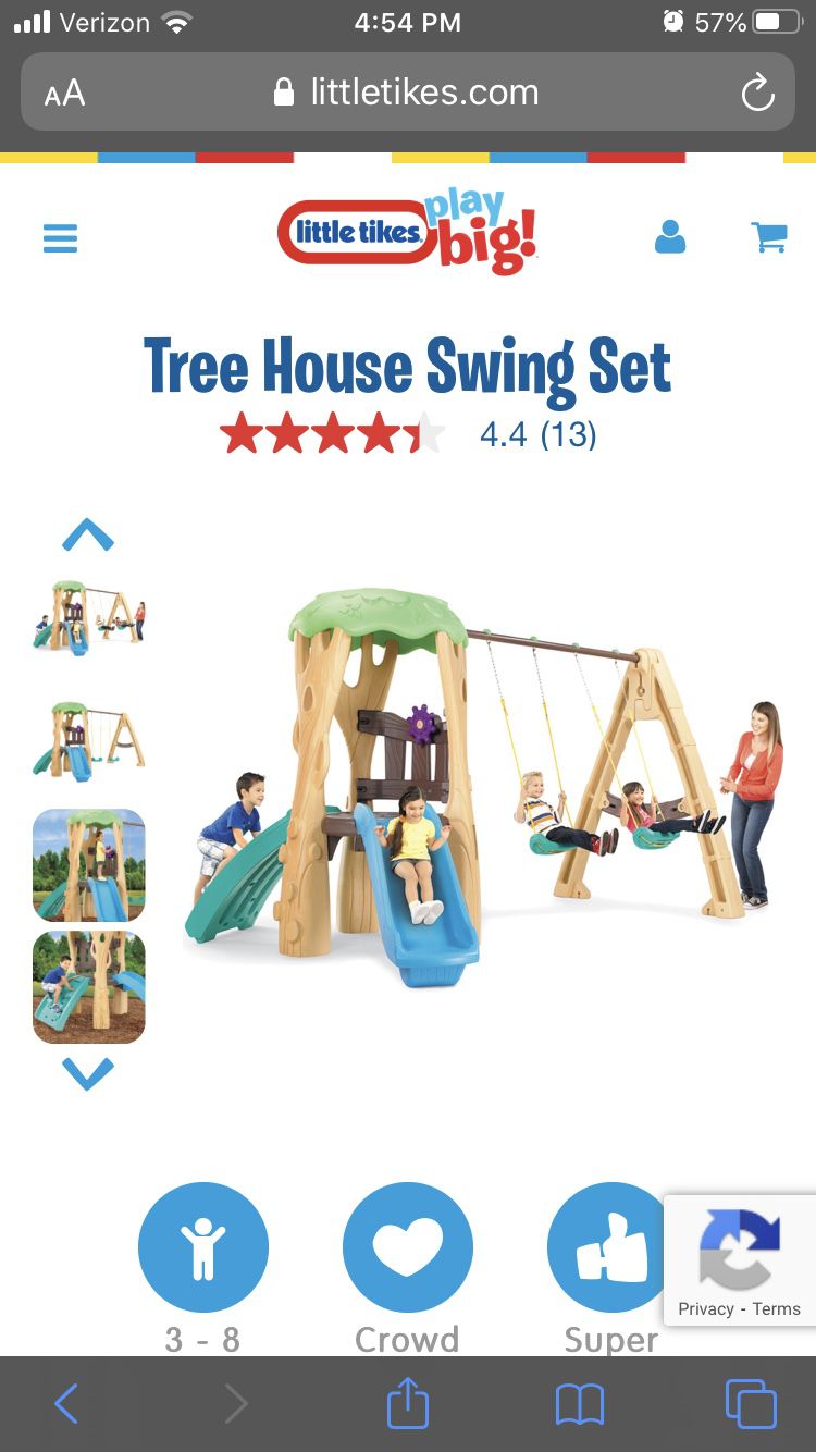 Little Tikes Treehouse Swingset