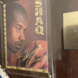 NBA Shaquille O’Neal Collector’s Plaque. 1993. Nice
