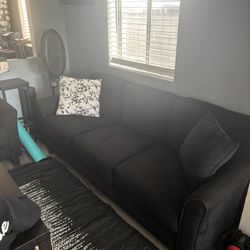 Black Couch Set 