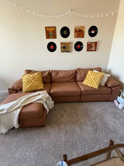 Leather couch