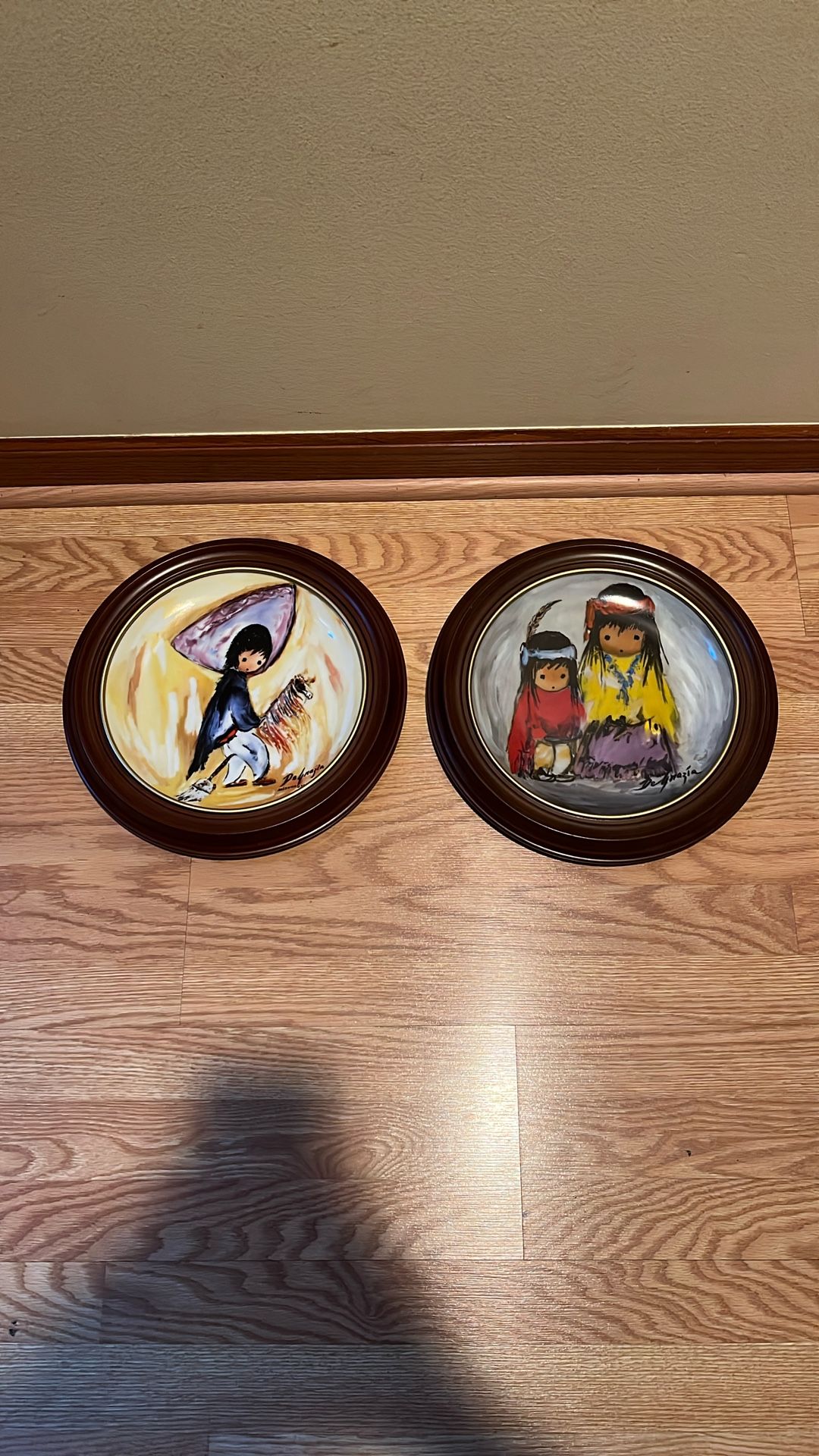 Antique De Grazia Porcelain Plates