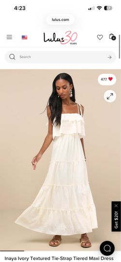 Maxi Tiered Dress size Large