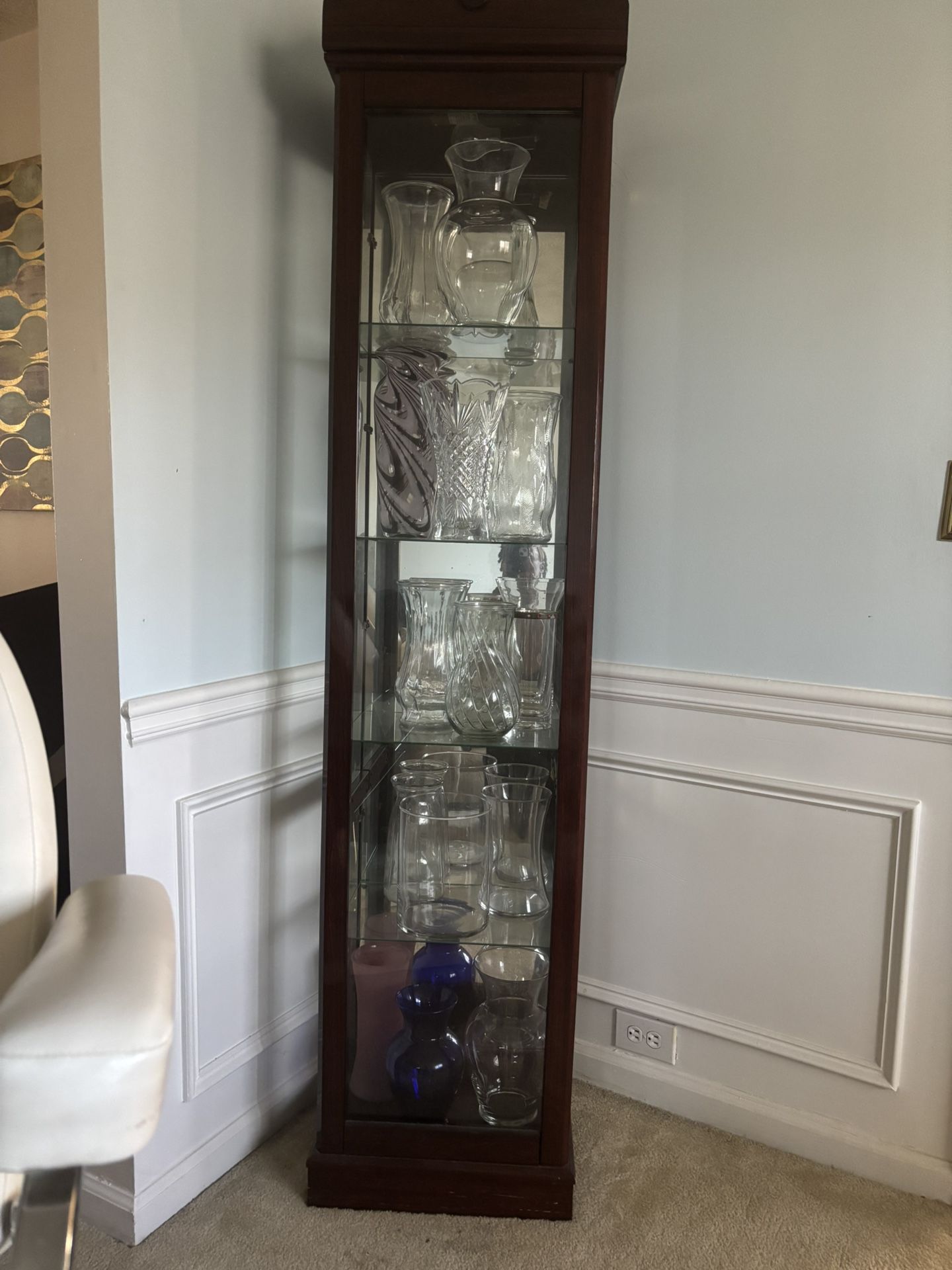 Curio Cabinet Glass With Lighting