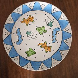 Party Platter ( Colorful Theme) NEW For You Or Great Gift Idea --- Holidays Are Coming Soon !!!