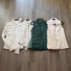 Women’s Lululemon Zip Up Jackets Vests 