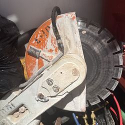 Concrete we saw STIHL ST 510 works fine - $650  Concrete Saw With A Blade