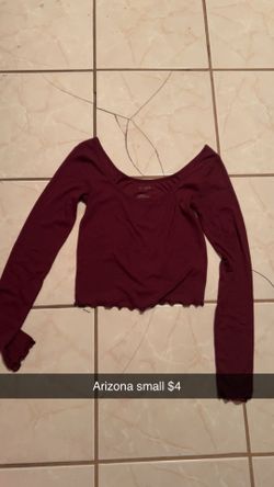 Maroon top