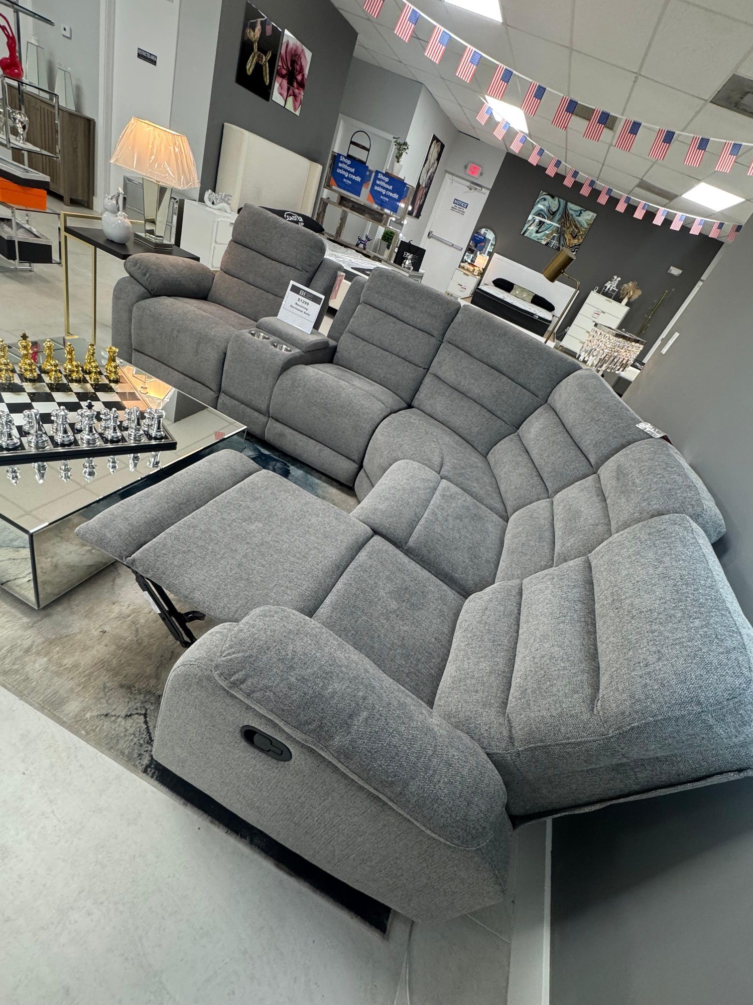 Brand New Recliner Sectional- Shop Now Pay Later 